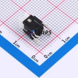TM-004-D3-01 Tactile Switch Through hole Component THT,6x6mm Switch Single Pole Single Throw Rectangle Button 2.6N Through Hole - Product Image 2