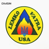 Patch en tissu imprimé par sublimation couleur personnalisé, accessoire de mode écologique, vente chaude