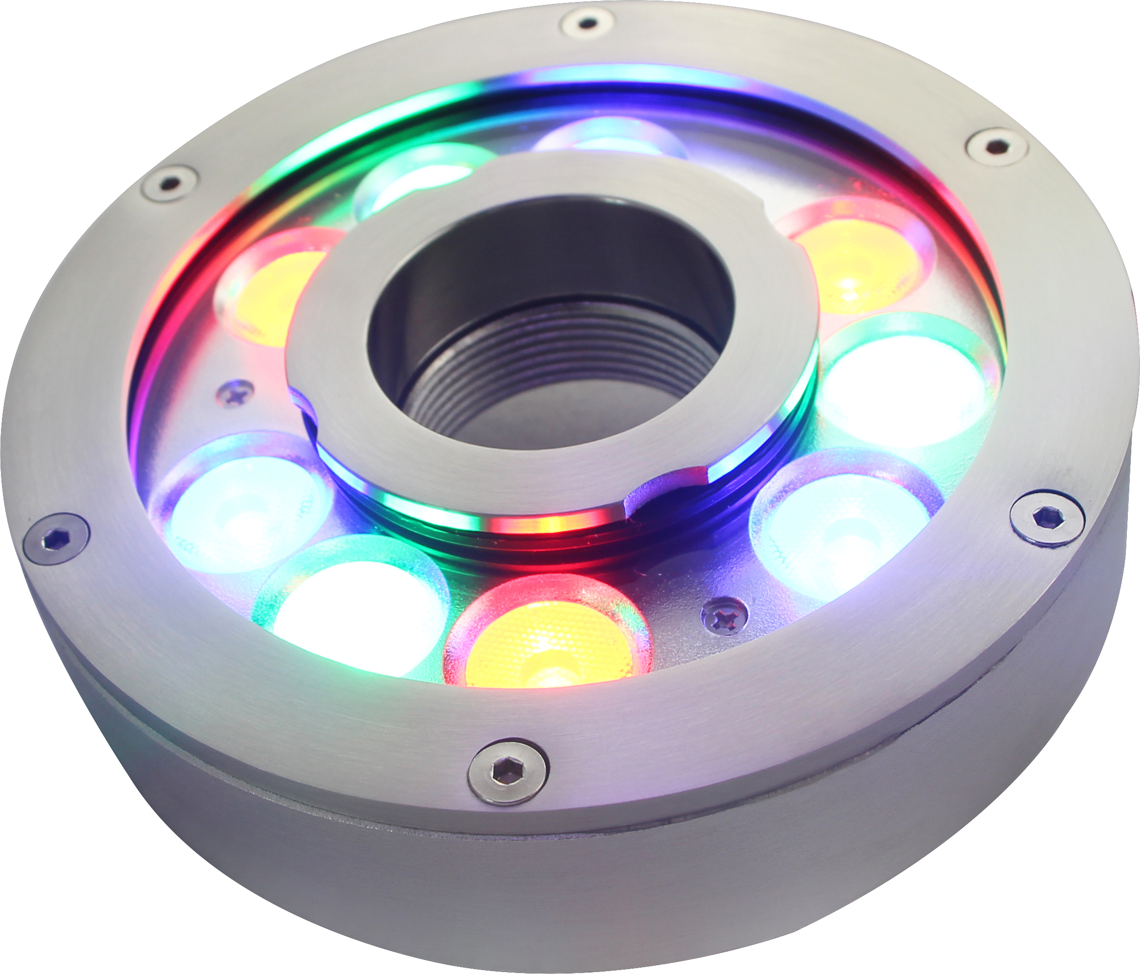 IP68 316SS 9W LED Ring Fountain Waterproof Light RGB DMX LED Outdoor Underwater Light 9W/27W