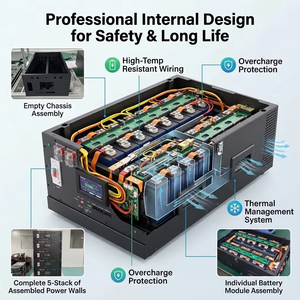 EU Poland Bulk Stock 48V 15kWh LiFePO4 Rack Mount ESS Cabinet Bluetooth BMS Commercial Off-Grid Solar <b>Energy</b> <b>Storage</b> <b>System</b> - Product Image 4