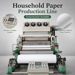 Machine à papier hygiénique circulaire fiable de 1800 mm pour la fabrication de papier en pâte de bois avec support technique - Product Image 2