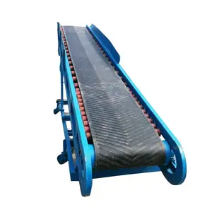 Alta calidad eléctrica de la rueda pequeña cinta transportadora precio en Pakistán de ladrillos de arena cintas transportadoras con correas de goma
