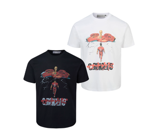 American-style Printed Crew Neck Short Sleeve <strong>T</strong>-<strong>shirt</strong> with <strong>CR7</strong> Championship Trophy Pattern, Breathable - Product Image 5