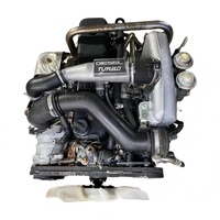 Moteur diesel 4JB1T 2.8L d'occasion en promotion, bloc long professionnel pour pick-up Isuzu