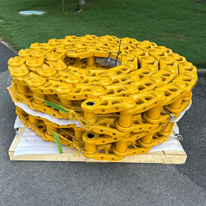 Высокопрочная гусеничная цепь для бульдозера в сборе D6 D7 D8 D9 гусеничная Соединительная Главная Соединительная группа, детали ходовой части для бульдозера для кота - Product Image 1