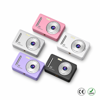 Kamera Vlogging Digital Murah Q12 CCD Layar IPS 2.4 Inci 1080P Zoom 16X Tahan Air Baterai Isi Ulang 96MP Autofokus untuk Anak Laki-laki