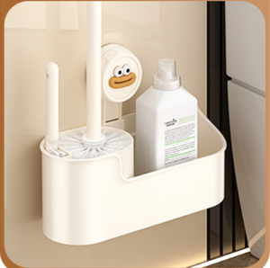 Brosse <span class=keywords><strong>de</strong></span> toilette murale avec brosse <span class=keywords><strong>de</strong></span> <span class=keywords><strong>nettoyage</strong></span> pour espaces étroits - Product Image 2