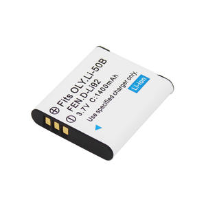 Paquete de batería de iones de litio compatible con 1400mAh <span class=keywords><strong>para</strong></span> cámaras Olympus Pentax D-Li92 <span class=keywords><strong>Casio</strong></span> - Product Image 3