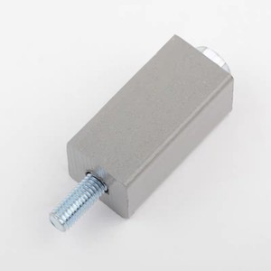 Bloque de contrapeso para puerta de ascensor, 25x25x50mm, acero cuadrado con tornillo para el umbral de la puerta del ascensor - Product Image 1