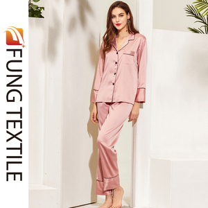 Pijamas Femininos de Alta Qualidade Fung 6001, Conjunto de 2 Peças em Spandex + Poliéster, Confortáveis para Uso em Casa - Product Image 5