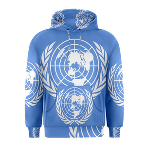 Sweat-shirt à capuche personnalisé pour homme, en molleton épais 430 g/m², imprimé numériquement, avec broderie et patch, idéal pour l'hiver - Product Image 1