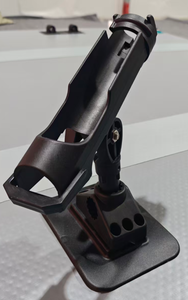 Support de canne à pêche en nylon noir avec rotation à <span class=keywords><strong>720</strong></span> degrés, peut être assemblé en position verticale et horizontale - Product Image 4