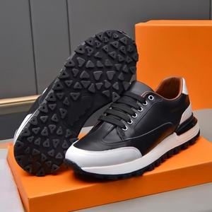 Chaussures pour hommes en cuir véritable de haute qualité, élégantes et robustes, chaussures de sport de luxe pour hommes, chaussures décontractées tendance pour la course et la marche - Product Image 4