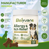 Bubuk Pereda Alergi & Gatal untuk Anjing, Suplemen Vitamin Kaya Omega, Mendukung Kesehatan Kulit & Alergi Musiman, 120 Sachet