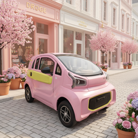 Vehículo Eléctrico Popular y Atractivo para Pasajeros, Autonomía NEDC de 120~300 km, Potencia del Motor de 3500 W, Batería de Litio de 60 V y 200 Ah, Velocidad de 55 km/h