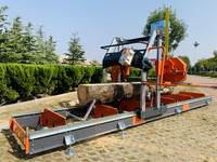 Scie à ruban automatique de Machine de scierie verticale portative de Double coupe pour la coupe de bois pour des industries de travail du bois
