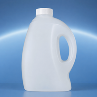 Bouteille d'eau 2L en PEHD de qualité alimentaire sans BPA avec poignée, surface givrée, bouchon à vis, marque Boqun, couleur personnalisée, impression sérigraphique pour boisson