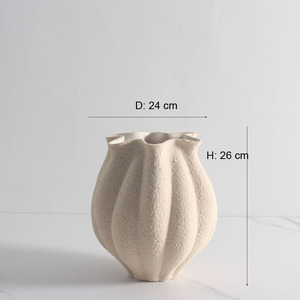 <span class=keywords><strong>Vaso</strong></span> in Ceramica per Composizioni Floreali Irregolari, Estetica Semplice, Ecologico, Colori e Forme Personalizzabili, per Tavoli da Matrimonio - Product Image 5