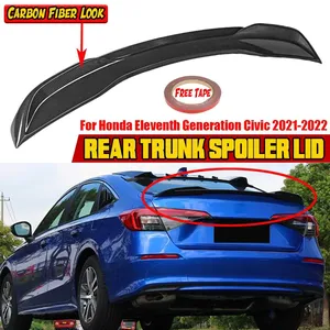 สปอยเลอร์หลังรถยนต์ ABS สำหรับ Honda Civic รุ่นที่ 11 ปี 2021-2022 - Product Image 1
