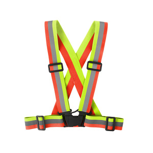 Chaleco de Seguridad de Nailon Personalizable con Reflectante para Ciclismo y Actividades al Aire Libre - Product Image 1