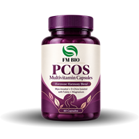 Capsule Multivitaminiche Naturali per PCOS con Myo D-Chiro Inositolo e CoQ10, Supporto per Donne, Fornitore di Capsule Multivitaminiche per PCOS