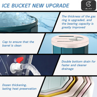 Bañera Plegable de Plástico para Adultos con Control de Temperatura, Portátil, para Uso en Interiores y Exteriores, Precio de Fábrica en China