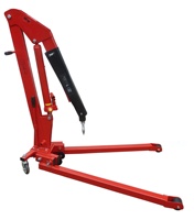 Lève-moteur hydraulique à profil bas 1T de qualité supérieure, largement utilisé, pour atelier et levage de voitures