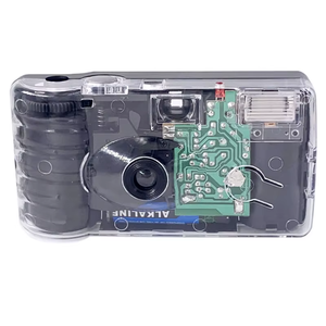 Appareil photo jetable 35 mm avec flash intégré, modèle Amber Spark, film couleur négatif, plastique, rétro, usage unique, vente en gros d'usine - Product Image 3