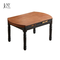 Table et chaises de salle à manger en bois massif de style ancien, table de salle à manger ovale américaine en bois ciré blanc pour la maison