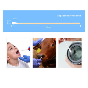 Hisopos de Algodón con Palito de Madera de 6 Pulgadas de un Solo Extremo para Aplicaciones de Limpieza de Precisión en Electrónica e Industria - Product Image 4