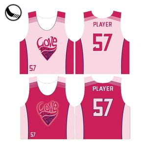 Maillots de lacrosse personnalisés par sublimation BETHERIVAL pour l'université, uniformes 100% polyester à séchage rapide, col en V - Product Image 5
