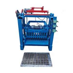 engineering and construction machinery KM4-35 Concrete block machine Produce cement cushion blocks in the shape of plum blossoms