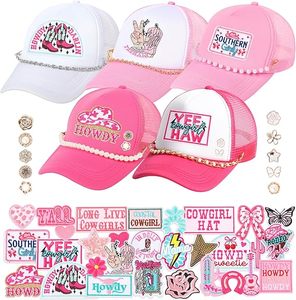 Parches bordados termoadhesivos personalizados al por mayor con el nuevo diseño Howdy Western Cowboy Cowgirl para gorras de camionero y ropa - Product Image 2