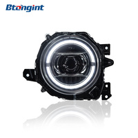 Ensemble de phares à LED de style G-Class modifiés pour Suzuki Jimny 18-25, avec feux de jour (DRL) et clignotants séquentiels.