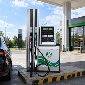 Distributeur de carburant Ecotec double produit double buse pour machine de remplissage essence et diesel pour projet de <span class=keywords><strong>station</strong></span>-service publique - Product Image 1