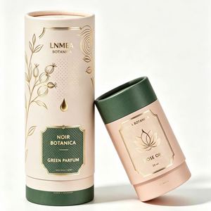 น้ำมันหอมระเหย LNMEA Botanica 30 มล. บรรจุภัณฑ์หลอดกระดาษลูกฟูกแบบรักษ์โลก พิมพ์สี่สี สีเขียว น้ำหอม เครื่องสำอาง - Product Image 1