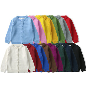 Pull d'hiver pour enfants, <span class=keywords><strong>cardigan</strong></span> pour tout-petits, vêtements d'extérieur en coton tricoté pour garçons et filles, style coréen, traitement adoucissant, petites et moyennes tailles - Product Image 2