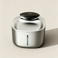 Fontaine à eau intelligente pour animaux de compagnie en acier inoxydable avec Wi-Fi et UV, distributeur d'eau automatique contrôlé par application, vente en gros OEM ODM pour chats et chiens