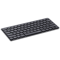 Teclado Inalámbrico Bluetooth Multimodo Rapoo E9000G de 78 Teclas, Ultra Delgado de 3.9mm, Batería de 12 Meses para PC, Laptop y Teléfono