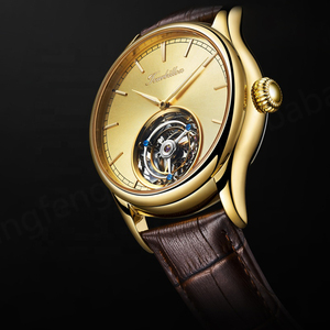 Reloj Mecánico Automático de Lujo con Movimiento Tourbillon Volante de Esqueleto Real, Personalizado con Logotipo RTS y Marca Privada para Hombre - Product Image 5