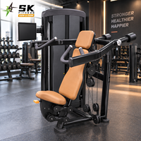 Machine de presse à épaules numérique commerciale SK LZN2 pour les distributeurs d'équipements de gym avec écran intelligent et unités de station de musculation à poids.
