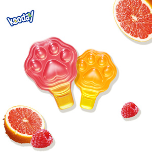 Gommes à la vitamine C en forme de patte de chat mignonnes, friandises adorables en forme de griffe, riches en nutriments stimulant l'immunité pour tous les âges - Product Image 6