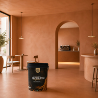 Peinture murale décorative imperméable en micro-ciment à base de pâte acrylique VALIDEA, texture extérieure, prête à l'emploi, sans durcisseur, faible teneur en COV, finition satinée