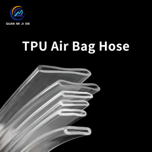 Tubo Inflable Transparente de TPU, <span class=keywords><strong>Manguera</strong></span> de Aire Plana Inflable de Goma de 90 Shore para Ejes y Accesorios Planos de 10~30 mm de Ancho - Product Image 2