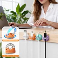 Accessoire JIAEN en Plastique à Usages Multiples, Support Magnétique en Silicone Pratique pour Organisation Électronique