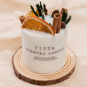 Velas Aromáticas de Lujo con Etiqueta Privada, Velas Perfumadas con Flores Secas, Cera de Soja y Aceites Esenciales - Product Image 3