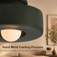 Plafonnier encastré nordique Wabi-Sabi, luminaires de plafond LED minimalistes pour l'entrée de la maison, le couloir, le placard, le bureau, le balcon, la chambre