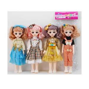 ตุ๊กตายางพีวีซี3D อนิเมะ30cm, ตุ๊กตาทารกของเล่นนุ่มสำหรับเด็กผู้ชาย/เด็กผู้หญิงที่มี2ทรงผมและชุดสำหรับวันหยุด - Product Image 5