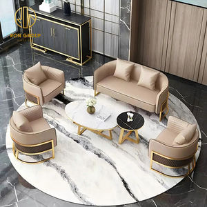 Muebles de Lujo Personalizados de Primera Calidad, Mesa y Silla de Comedor Curva de Piedra Sinterizada y Cuero para Hoteles y Restaurantes Comerciales - Product Image 2