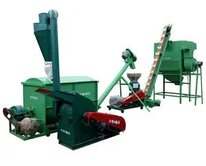 Sheng Jia Automatic floating fish feed pellet machine fish feed pellet machine floating fish feed mill machine